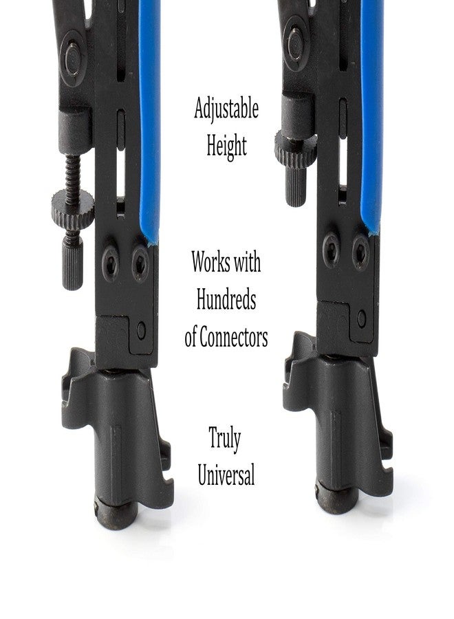 THE CIMPLE CO أداة ضغط الكابلات المحورية من شركة سيمبل - ضغط كابلات RG59 وRG6 وRG7 وRG11 لموصلات F81 / RF - طول ونوع قابلان للتعديل، لجميع الموصلات المصنعة تقريبًا - Image 4